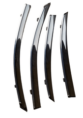 Premium Weathershields Weather shield with Chrome Strips fit GWM Haval H6 2021 Onwards