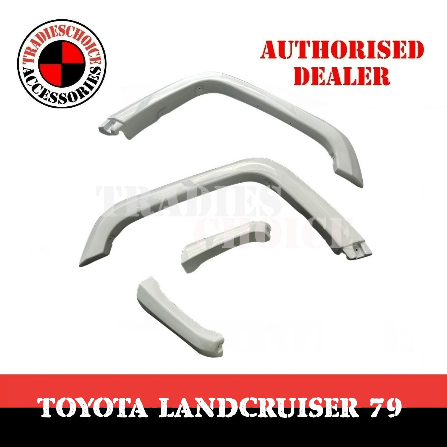 Fender Flares to suit Toyota Landcruiser 79 series 2007-2024 Workmate GXL Front Kit