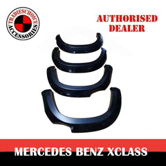 Fender Flares Wheel Arch Pocket Style Black suit Mercedes Benz X Class 2017-2020