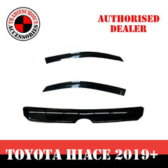 Bonnet Protector Guard + Weather Shields Window Visor to suit Toyota Hiace 2019+