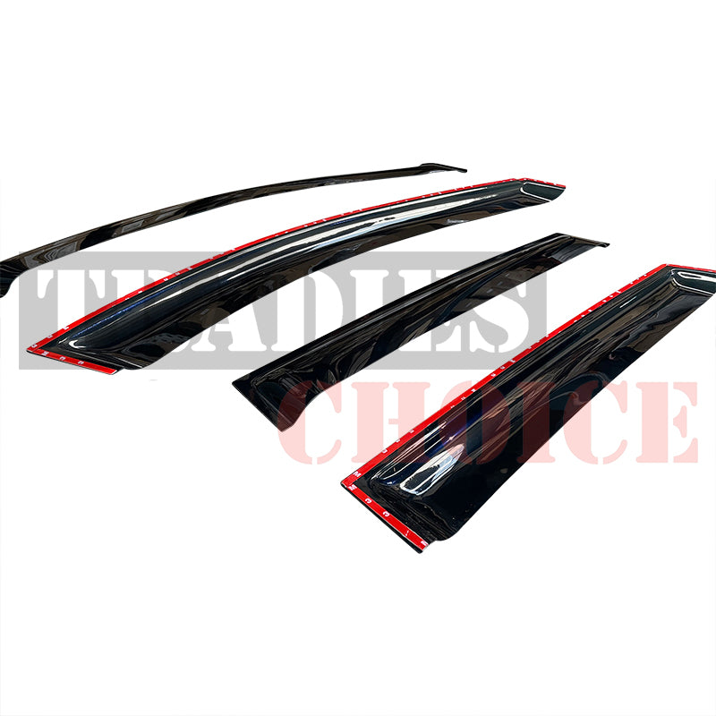 Premium Weather Shields Window Visors Weathershields for Holden Captiva 06-19