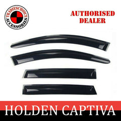 Premium Weather Shields Window Visors Weathershields for Holden Captiva 06-19