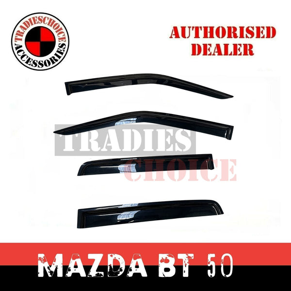 Luxury Weathershields Weather Shields for Mazda BT-50 Dual Cab 2012 ...