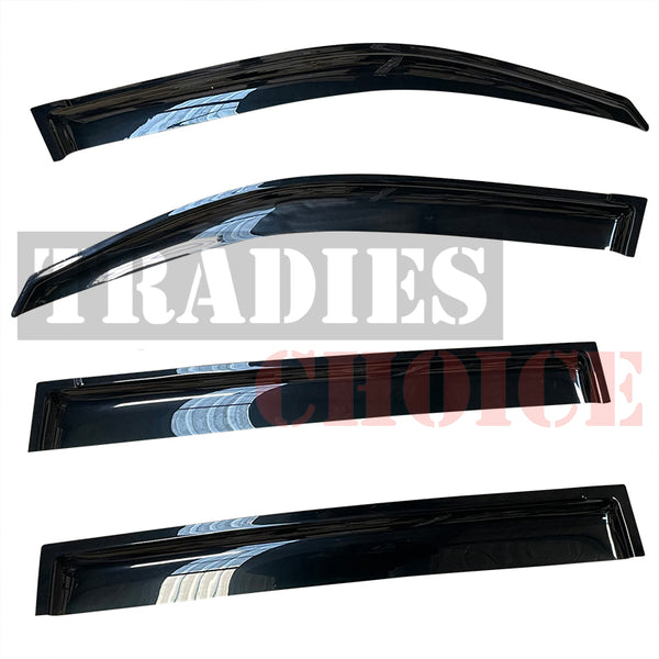 TRADIESCHOICE Weathershields Weather Shields for Toyota Kluger 2007 ...